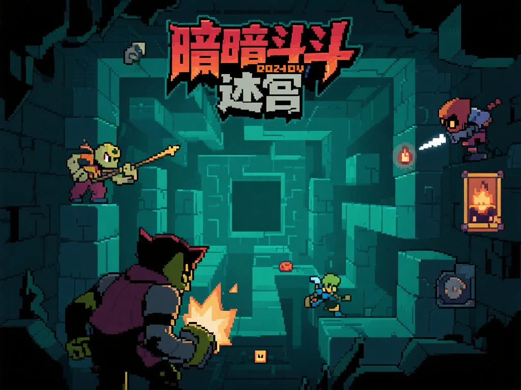 《暗斗迷宫》：吃豆人灵感再创新，2D探索动作游戏发售日期揭晓