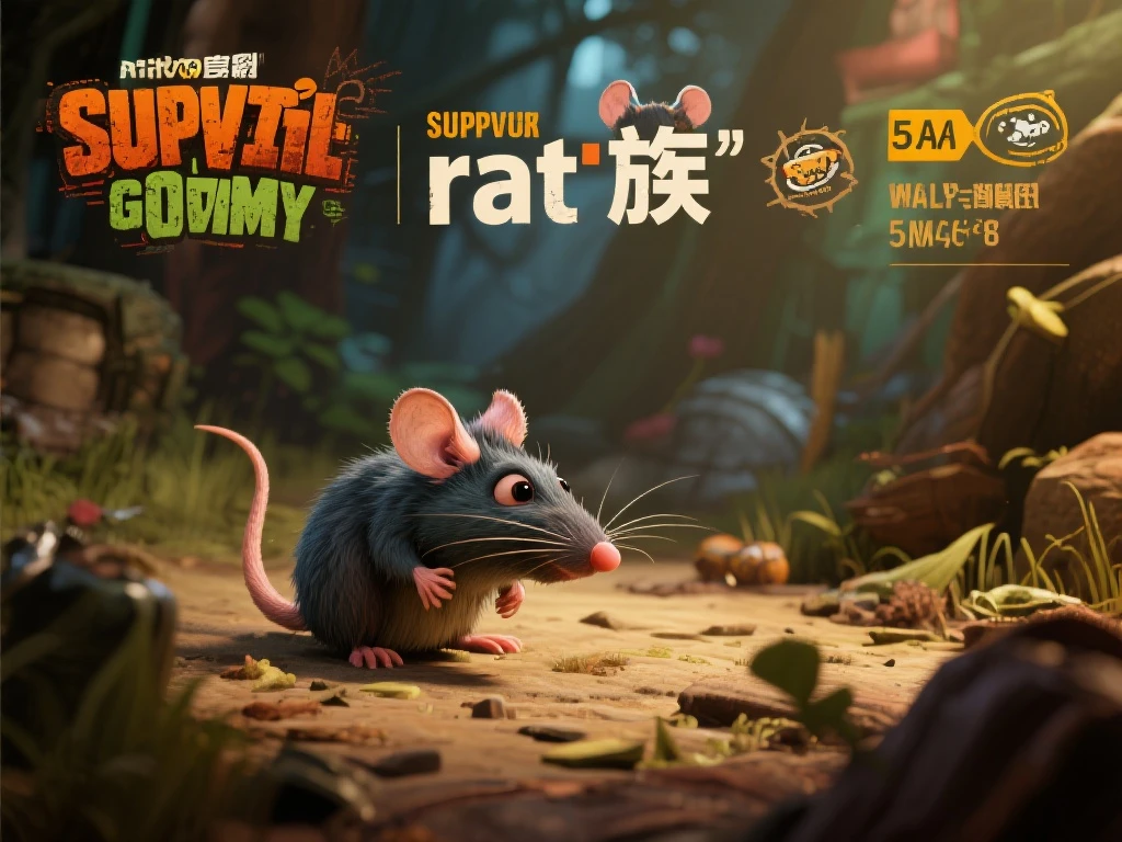 鼠界生存挑战！Steam热评沙盒游戏《鼠托邦》5月上线