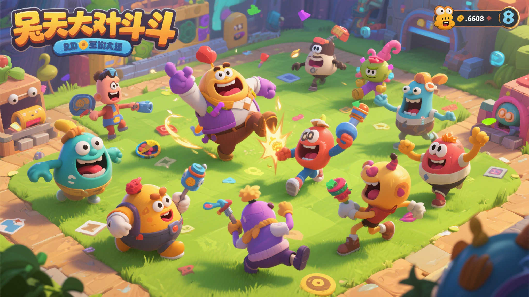 Steam新作《呆呆大乱斗》首发免费领取:欢乐多人对战,谁能笑到最后! Steam新作《呆呆大乱斗》首发免费领取:欢乐多人对战,谁能笑到最后!